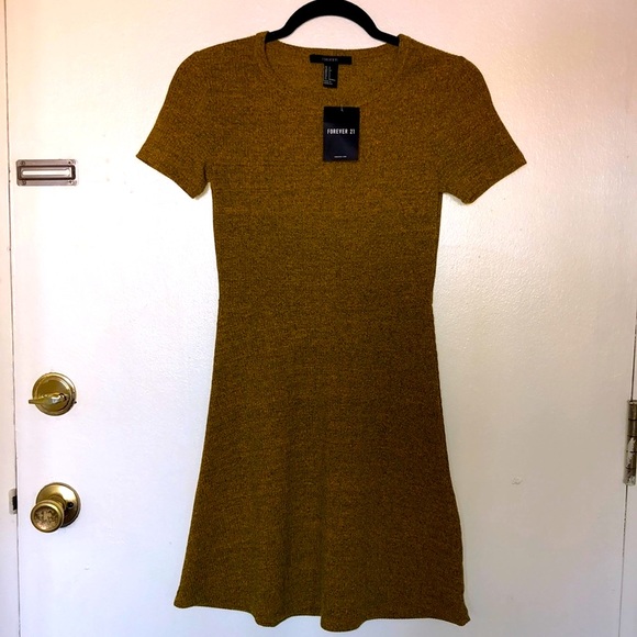 Forever 21 Dresses & Skirts - Yellow Skater Dress NWT